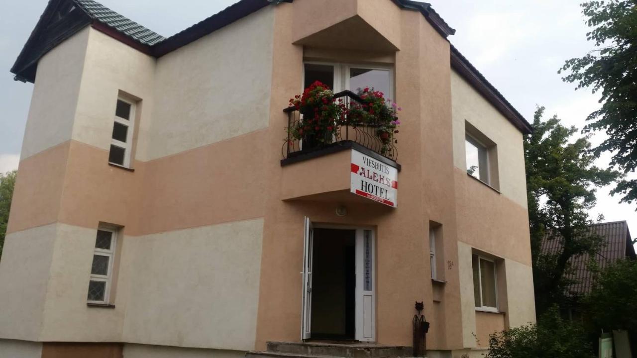 Aleks Hotel Zarasai Exterior photo